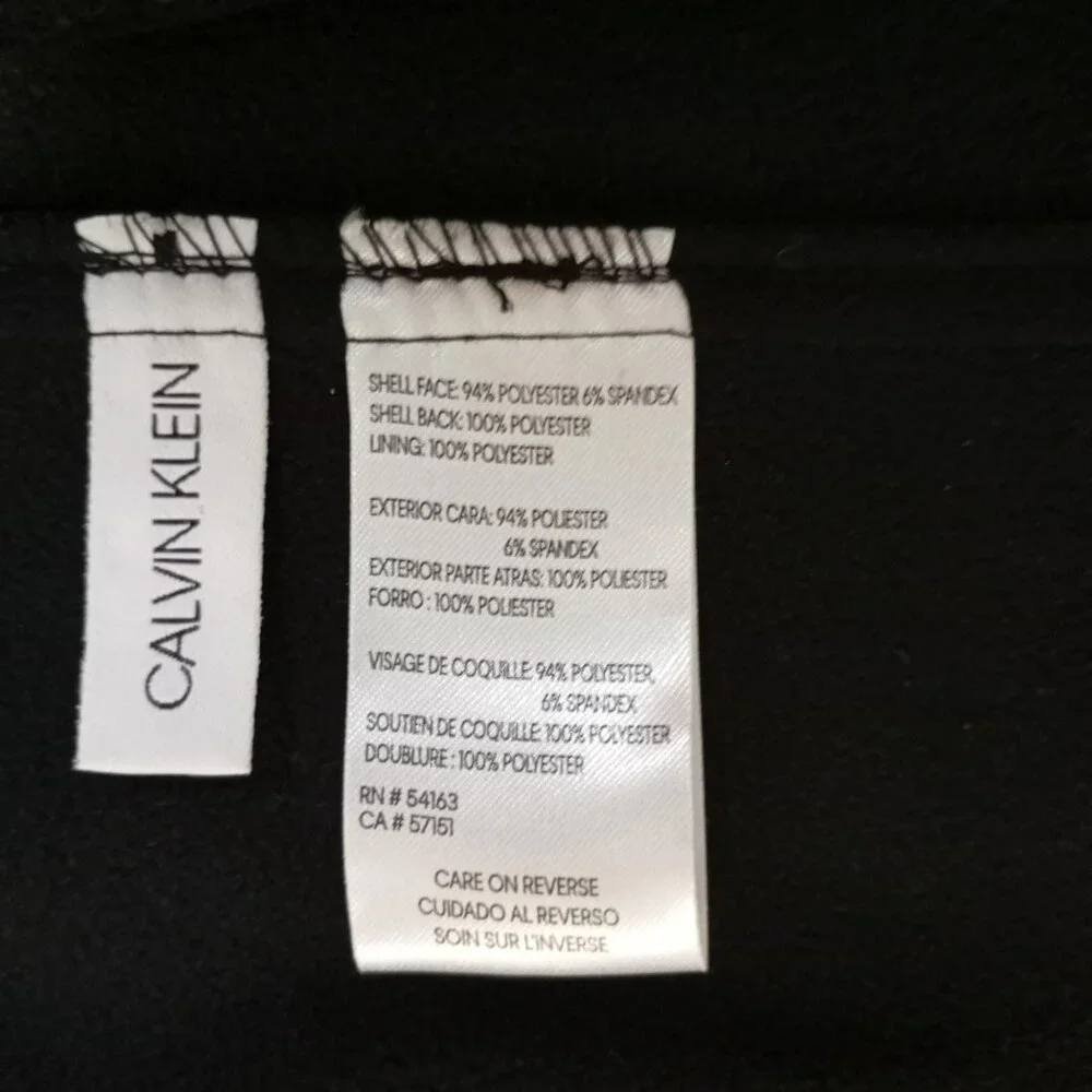 Calvin Klein Mens Gray Softshell Jacket S